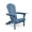 Blue, variant on Wood Folding Adirondack Chair Set of 2, Cedar Outdoor Patio Lounger Chair for Beach, Deck, Garden, Backyard, Lawn, Porch, Pool Side, Fire Pit