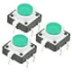 thumbnail image 4 of Interruptor pulsador táctil, 20 piezas, 12 x 12 x 7,3 mm, interruptores industriales pulsadores táctiles, interruptor pulsador táctil momentáneo LED, diseño aerodinámico, 4 of 12