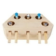 thumbnail image 1 of Interactive Cat Hunt Mouse Toy Wooden Game Box Funny Catch Mice 5 Holes, 1 of 7
