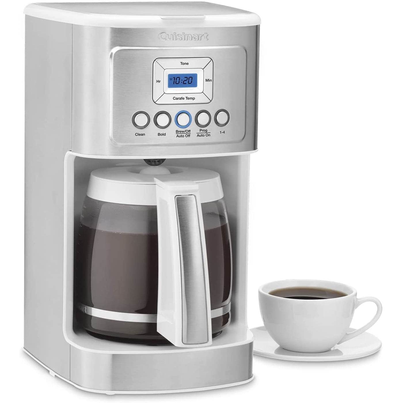 Cuisinart Single Serve Coffee Maker with Built-in Filter and Auto-Shut Off  Bundle with Coffee 24-count breakfast blend and Colombian Roast Single