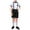 Black, variant on Cethrio Boys Outfit Sets, Formal Summer Cotton School Uniform Boys' Clothing Sets Black Size 14-16