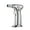 Silver, variant on Blue Blue Alloy Metal Windproof Butane Lighter Single Blue Flame Torch With Ceramic Insulation
