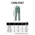 thumbnail image 6 of H2H Men's Casual Trousers Comfortable Fit Drawstring Beach Elastic Waist Straight Sport Pants (CMBLP087), 6 of 6