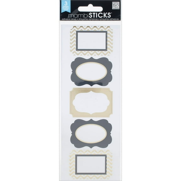 Label Stickers-Posh Gold Foil