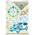 thumbnail image 3 of Craftreat Steampunk Butterfly and Vintage Car Stencil for Painting - 2 Pcs - 8.3"x11.7" (A4) each, 3 of 8