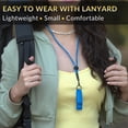 thumbnail image 2 of Silbato LuxoGear 2 unidades 120 dB con cordón de seguridad azul, 2 of 8