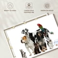 thumbnail image 6 of Elephant Stock Group Of House Pets Wall Art - Horizontal Canvas Wall Art - Living Room Wall Decor - Animal Canvas - White And Gray Decor - 12" x 8", 6 of 8