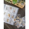 thumbnail image 5 of Transparent Jewelry Storage Book Organizer Earring Holder Book Storage Album Portable Travel Case Box Display for Rings, Necklace, Bracelets, Stud, and Earrings Jewellery Holder Book, 288 card slots, 5 of 7