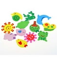 thumbnail image 4 of 12Pcs Set Baby Kids Wooden Cartoon Animal Fridge Magnet Educational Kids Toy, 4 of 5