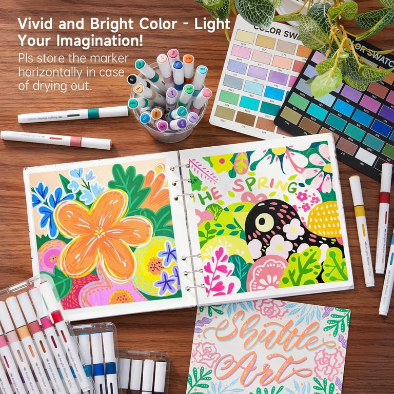Shuttle Art Acrylic Paint Markers, 36-Color Set with Storage photo 7