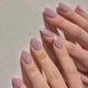 thumbnail image 1 of 24pcs Short Almond False Nails Purple Glitter Press on Nails Fake Nails Stick on Nails Removable Glue-on Nails Full Cover Acrylic Fake Nails Women Gir, 1 of 4