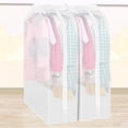 thumbnail image 1 of Dustproof Storage Bags Reusable Hanger Coat Clothes Garment Suit Cover Organizer Case, 1 of 7