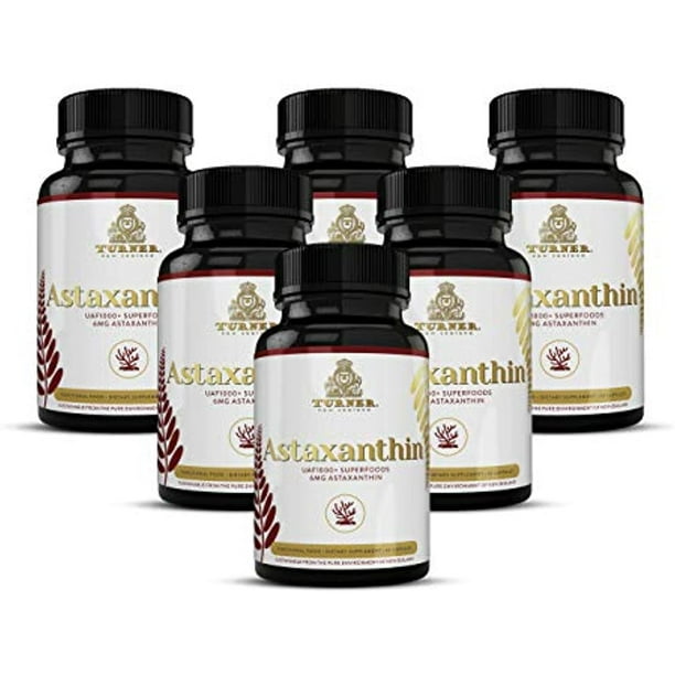 TURNER New Zealand Astaxanthin 6mg Muscle Recovery Supplement, 360