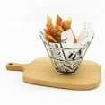 thumbnail image 4 of DOLITY 1x Porte-Fraises Forme de Cône Porte-Fraises Fer Accessoire Cuisine Restaurant Café Frites, 4 of 9