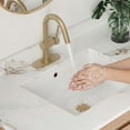 thumbnail image 1 of Stylish Single Handle 9-inch Brushed Gold Pull Down Dual Function Bathroom Faucet B-114G, 1 of 14