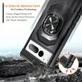 thumbnail image 4 of Nagebee Phone Case Compatible for Google Pixel 7 Pro with Screen Protector (Soft Full Coverage), Full-Body Protective [Military-Grade], Magnetic Car Mount Ring Holder, Heavy-Duty Durable Case (Black), 4 of 6