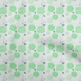thumbnail image 1 of oneOone Rayon Green Fabric Floral Quilting Supplies Print Sewing Fabric By The Yard 56 Inch Wide, 1 of 5