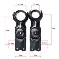 thumbnail image 2 of Lefu Adjustable Bike Stem 25.4MM 31.8MM 60 Degree Stem Riser 90MM Aluminum Alloy, 2 of 7