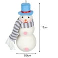 thumbnail image 5 of harmtty Xmax Wool Felt Scarf Hat Snowman Doll with Lanyard Christmas Pendant Gift Little Gift Christmas Tree Decoration A, 5 of 7