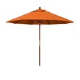 thumbnail image 3 of California Umbrella 9' Grove Series Patio Umbrella With Wood Pole Hardwood Ribs  Push Lift With Pacifica Palm Fabric, 3 of 5