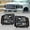 Clear lens Black Housing Amber Reflector, variant on CROSSDESIGN 2Pcs LED DRL Headlights Assembly Fit for Ford Excursion 2005/Ford F250 F350 F450 F550 Super Duty 2005-2007