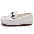 thumbnail image 6 of Odema Toddler Boys Soft Split Leather Slip-On Loafer Boat Dress Shoes, 6 of 6