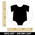 thumbnail image 2 of Baby Outfit Self-Inking Rubber Stamp Ink Stamper - Yellow Ink - Small 3/4 Inch, 2 of 7