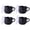 Black, variant on AmorArc Ceramic Soup Mugs with Lid, 24 oz Soup Cups with Hanlde for Coffee,Cereal,Salad,Noodles,Tea,Soup Bowls Cups,Microwave &Dishwasher Safe, Set of 4, Red with Vented lid