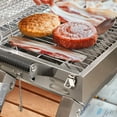 thumbnail image 6 of Stainless Steel Portable Grill with Two Handles and Travel Locks, Tabletop Propane Gas Grill with Folding Legs, 10000 BTU, for Picnic Cookout, GT2001, Silver, 6 of 9