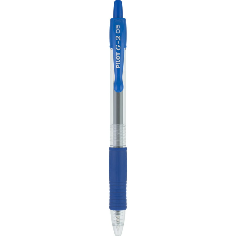 Pilot G2 Premium Gel Ink Pens, Extra Fine Point (0.5mm), Blue, 10-ct, Size: 0.5 mm