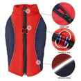 thumbnail image 6 of Small Dog Coats for Winter Waterproof Windproof Fleece Lined Puppy Pet Clothes Vest Jacket, 6 of 9