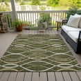 thumbnail image 6 of Addison Rugs Chantille Indoor/Outdoor Transitional Waves Olive Washable Rectangle Rug, 2'6" x 3'10", 6 of 6