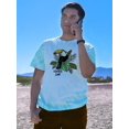 thumbnail image 2 of Toucan Bird Tropical Leaves Tie Dye Cyclone Men -Image by Shutterstock, Male x-Large, 2 of 4