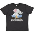 thumbnail image 3 of Inktastic My Meemaw Loves me to the Moon and Back Elephant Family Youth T-Shirt, 3 of 5