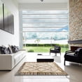 thumbnail image 6 of Ahgly Company Indoor Rectangle Abstract Dark Almond Brown Solid Area Rugs, 5' x 7', 6 of 6