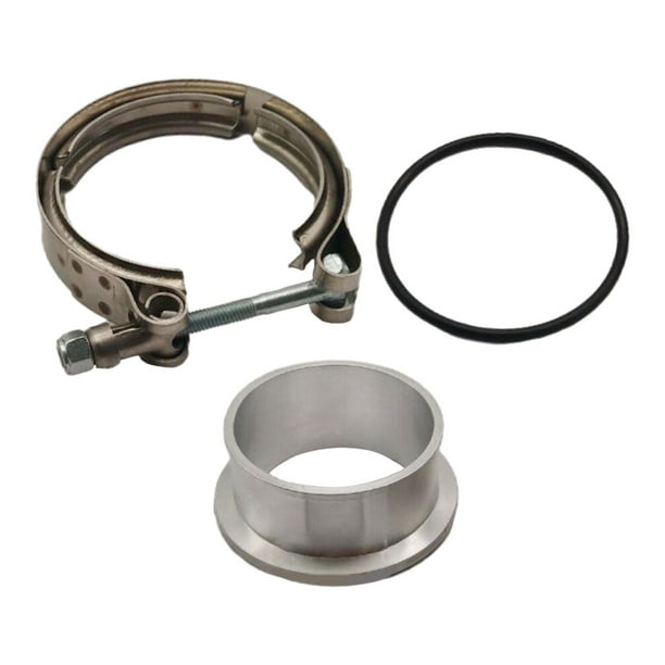 Abrazadera de banda en V,Abrazadera de brida de banda en V para turbocompresor Cummins 5.9L,Abrazadera de banda en V para Holset HX35 HX35W HX40W,Abrazadera de escape Turbo Abrazadera de banda