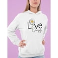 thumbnail image 2 of Live Simply Daisy Hoodie Women -Image by Shutterstock, Female Large, 2 of 4