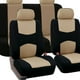 thumbnail image 3 of Funda protectora para asiento de coche, juego completo de fundas automotrices transpirables, cojín de poliéster, 3 of 7