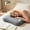Gray-Free Size/GY, variant on Buckwheat Pillow Adjustable Loft Ergonomic Neck Support Pillow Core Natural Hull Filling Cotton Cover for Sleeping Home Dorm