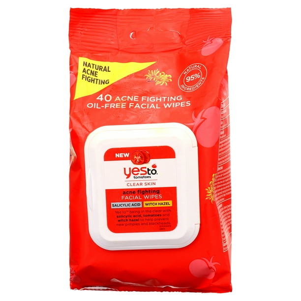 40 Count, Single Paclk, Yes To Tomatoes Acne Fighting Witch Hazel