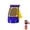 Purple yellow, variant on PopEase One Hand Can Opener for Soda Beer Beverage Cans Nail Friendly