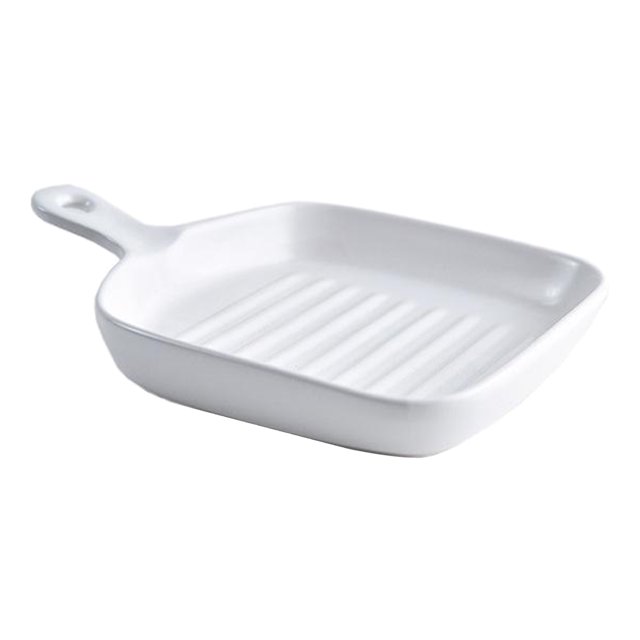 para hornear de cerámica mate, para carne de cerámica, bandeja para lasaña de individual cuadrada inconfundible , platos pe blanco perfecl plato de pastel de cerámica