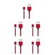thumbnail image 1 of sweethay Cable Micro USB tipo C para para Android 1M de carga rápida Cable USB Cable de teléfono móvil Rojo 5piezas, 1 of 4