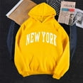 thumbnail image 4 of New York Hoodies for Women 2025 Long Sleeve Y2K Graphic Hoodie with Pockets Hooded Sweatshirt Women Pullover, 4 of 4