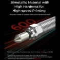 thumbnail image 3 of Creality K1 Max High Flow Nozzle Kit 4PCS Bimetallic Material High Heat-resistant for high-speed printing, 3 of 8