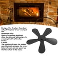 thumbnail image 4 of Aluminium Alloy 5 Blade Stove Fan Replacement, Enhanced Hot Air Circulation, Wide Compatibility For Fireplace Fan, 4 of 8