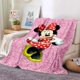 thumbnail image 4 of Manta ligera con estampado de Mickey Minnie de Disney para sala de estar, dormitorio, habitación de los niños, manta cálida, regalo de Navidad, 4 of 4