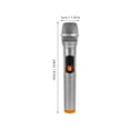 thumbnail image 3 of CIMAXIC Faux microphone Faux microphone Accessoire Jeu de Rôle microphone Accessoire Fête microphone Pratique microphone, 9.45"X1.97"X1.97 Pouces, 3 of 5