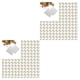 thumbnail image 2 of Toystoory 100 Uds. Envoltorios cuadrados de papel de aluminio paquete colorido para dulces piruletas de Chocolate Plata 2piezas Toystoory CBP019439, 2 of 5