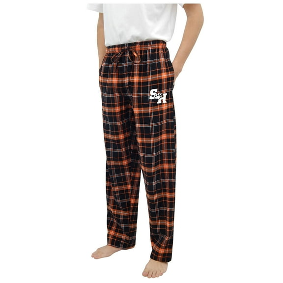 Men's Concepts Sport Black/Orange Sam Houston State Bearkats Ultimate Flannel Pants